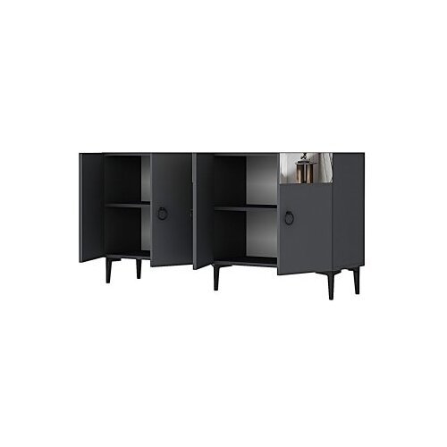 Hanah home konzola gama 150 anthracite silver Slike