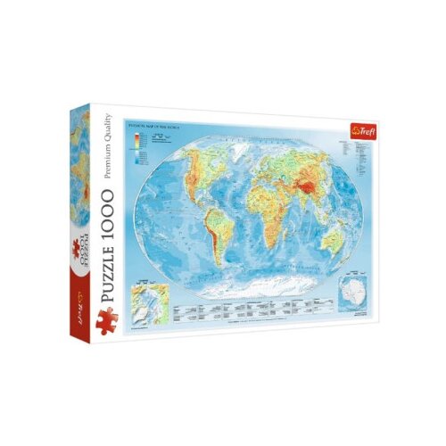 Tref line 10463 puzzle 1000 delova map ( T04639 ) Cene
