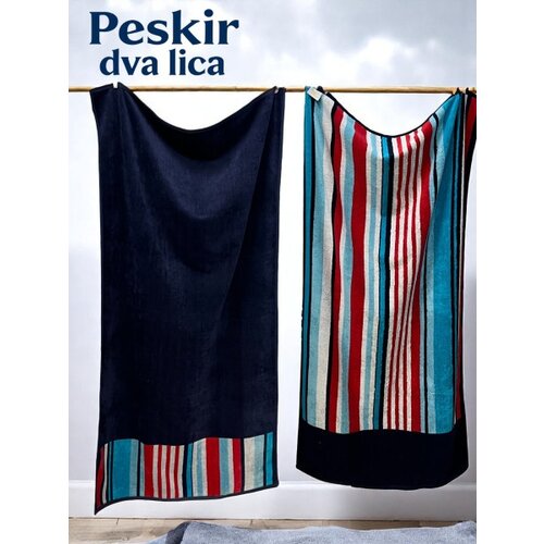  Plažni pe&amp;scaron;kir Dva Lica 86x163 cm Dezenirana boja ( VLK000668-dvalicateget ) Slike