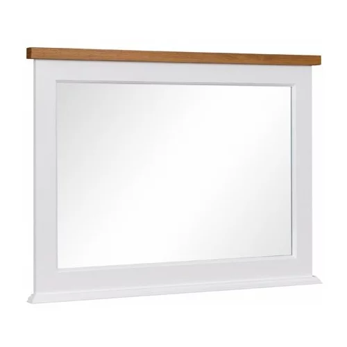 ADRK Furniture Ogledalo Gal P05 - bijela/prirodni hrast