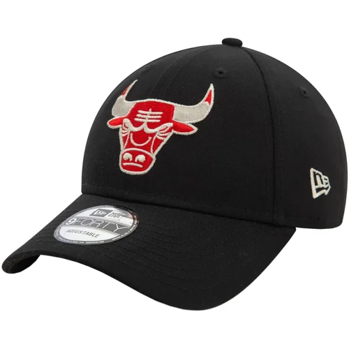 New Era 9FORTY Chicago Bulls Metallic NBA Cap Crna