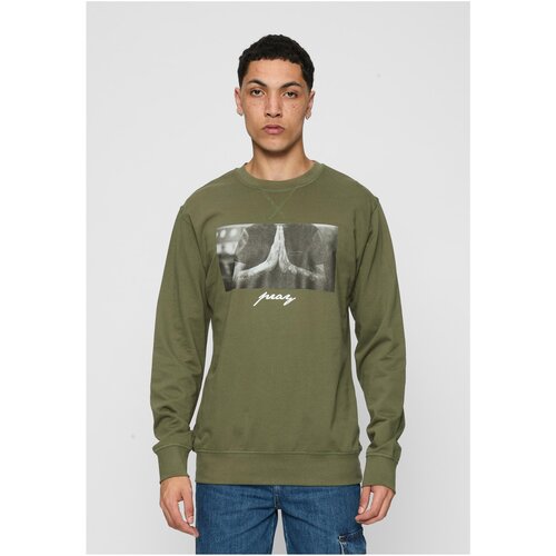 Mister Tee Pray the Olive Crewneck Slike