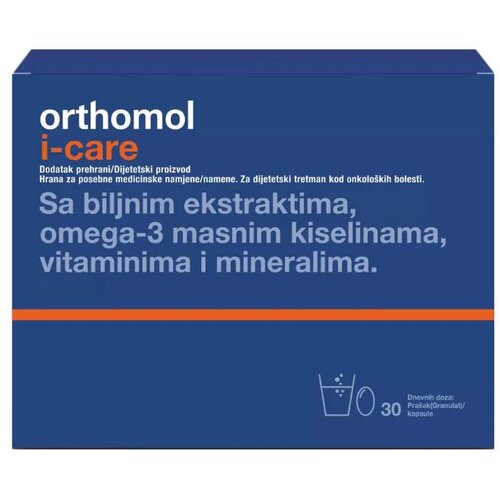 Orthomol dodatak ishrani za dijetski tretman kod onkoloških bolesti i-care, 30 doza Slike