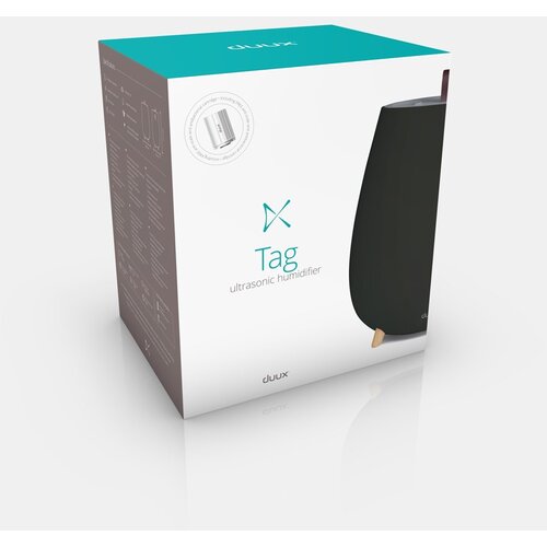 DUUX Humidifier Gen2 Tag Ultrasonic 12 W Water tank capacity 2.5 L Suitable for rooms up to 30 m2 Ultrasonic Humidification capacity 250 ml /hr Black Cijene