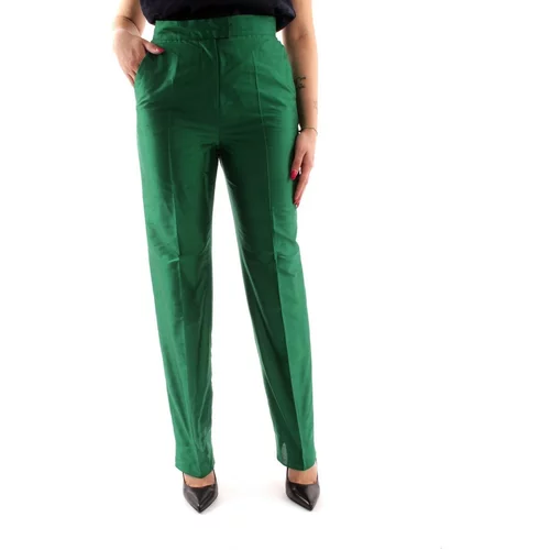 Maxmara Studio Elegantne hlače CALADIO Zelena