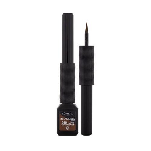 L´Oréal Paris infallible grip 24H matte liquid liner vodoodporna črtalo za oči za izredno natančen nanos 3 ml odtenek 03 brown Cene