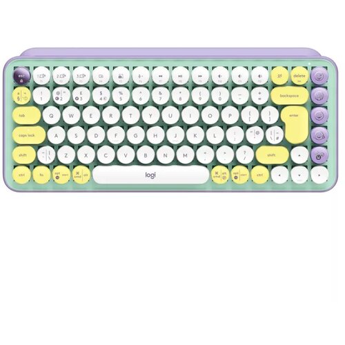 Logitech pop keys - ljubičasto-zelena bežična tastatura Slike