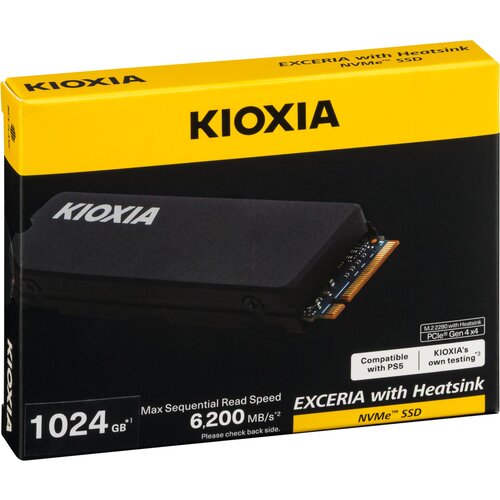 KIOXIA EXCERIA HeatSink NVMe 1TB M.2 2280 PCIe Gen4x4 Cijene