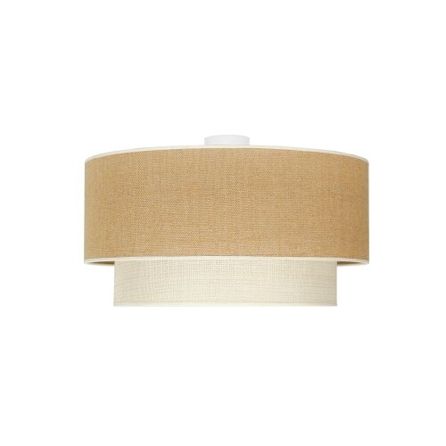  duolla - plafonsko svetlo yute boho 3xE27/15W/230V prečnika 60 cm braon/krem Slike