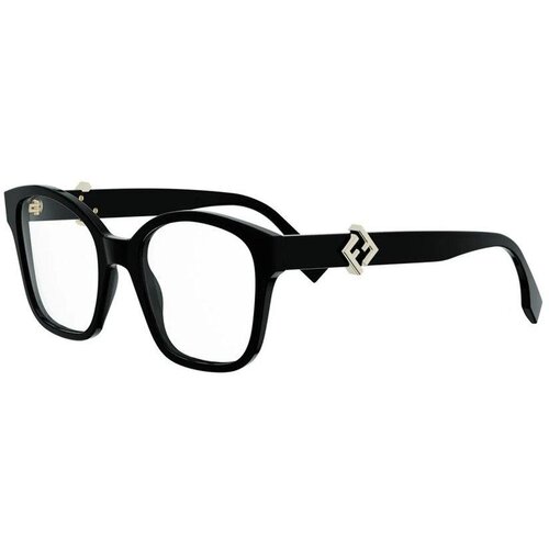 Fendi Diamonds Black Squared Eyeglasses - ONE SIZE (52) Slike