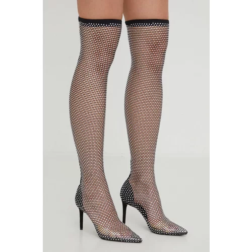 Steve Madden Elegantni škornji Revamp ženski, črna barva, SM11002512