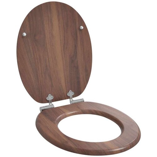  WC daska Smeđa 44 x 38 cm MDF ploča Cijene