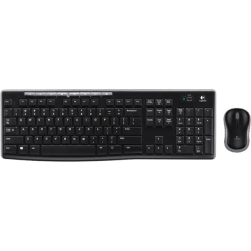 Logitech MK270 bežična tipkovnica i miš, crna