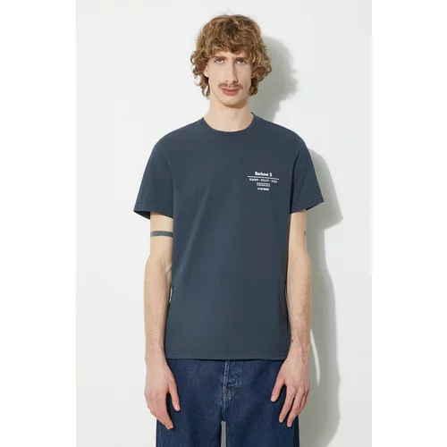 Barbour Pamučna majica Hickling Tee za muškarce, boja: tamno plava, s tiskom, MTS1269