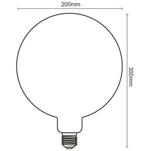  led sijalica filament spiral vintage G200 E27/4W/230V 2000K Slike