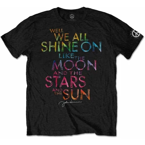 John Lennon majica Shine On M Črna