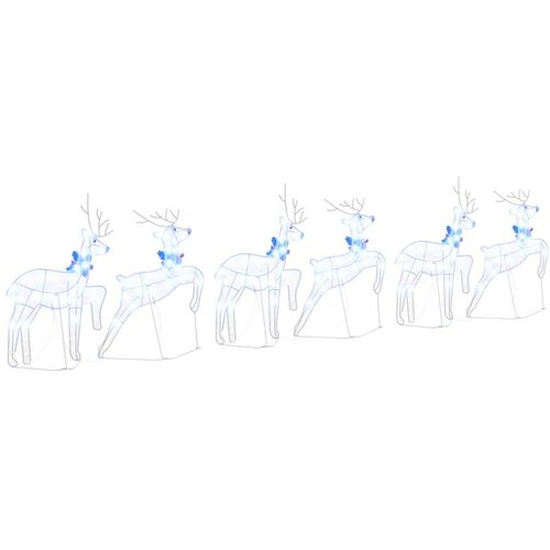  LED irvasi 6 pcs Bijelo 45 x 19 x 65 cm tkanina Slike