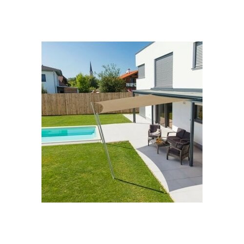 Windhager Sončno jadro SunSail CANNES kvadratno 4x4m - taupe Slike