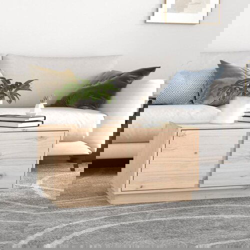 The Living Store Klubska mizica 80x50x40 cm trdna borovina - Klubska Mizica, (21575275) Cene