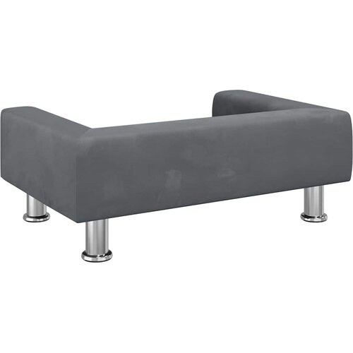  Krevet za pse tamnosivi 70x45x26,5 cm bar&amp;scaron;unasti Slike