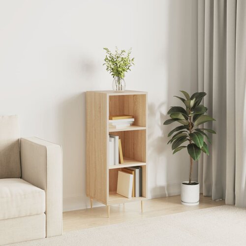 VidaXL Komoda boja hrasta sonome 34 5x32 5x90 cm od konstruiranog drva Slike
