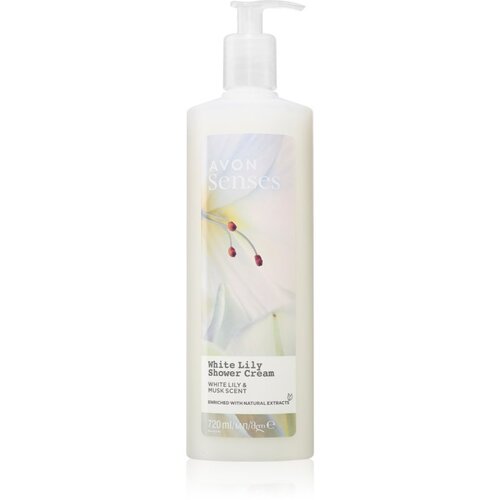 Avon Senses White Lily &amp;amp; Musk stimulirajuća krema za tu&amp;scaron;iranje 720 ml Slike