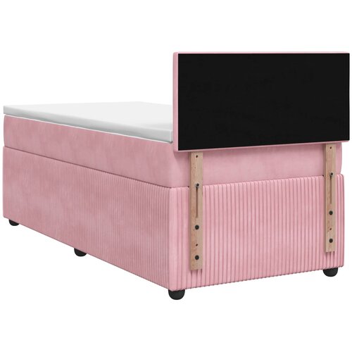  Boxspring krevet s madracem Ružičasta 90 x 190 cm Bar&amp;scaron;un Slike