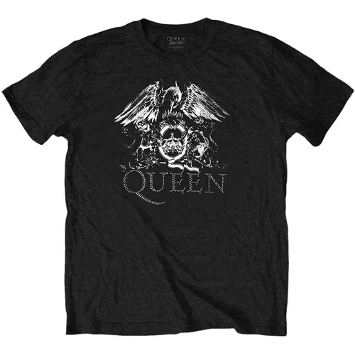 Queen Košulja Crest Logo Unisex Black 2XL