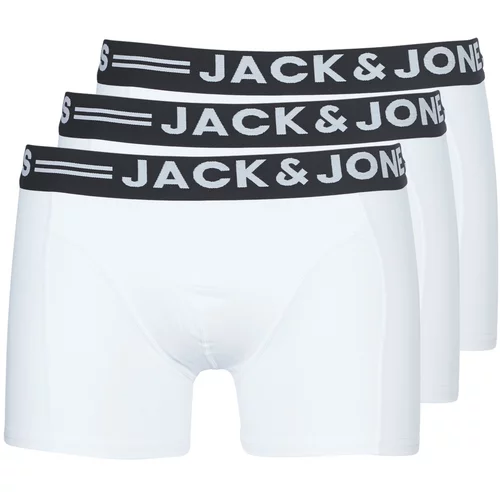 Jack & Jones boksarice SENSE X 3 Bela