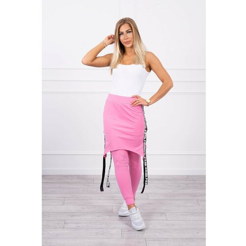 Kesi Pants/Suit with selfie lettering light pink Slike