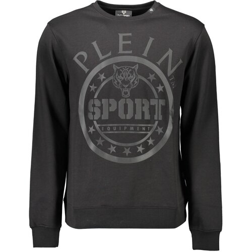 Plein Sport SWEATSHIRT WITHOUT ZIP MAN BLACK Cene