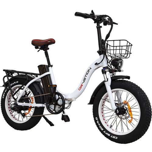 BENFUTO Električno kolo DrVetion CT20, 750 W motor, 48 V 20 AH baterija SAMSUNG, 20*4.0 pnevmatike, barvni zaslon, hidravlična kolutna zavora (bela | 20 AH), (21437328) Cene
