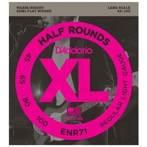 Daddario ENR71 45-100 (half round) žice za bass Slike