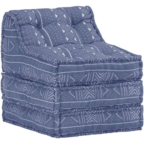  Modularni tabure indigo blago Cene