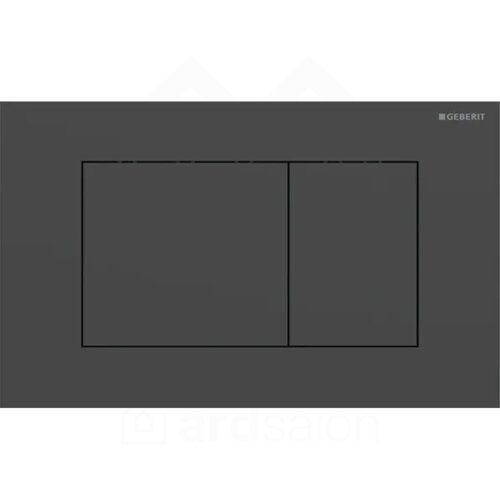Geberit Sigma40 Square Tipka za dvokoličinsku tehniku ispiranja crna mat easy-to-clean 115.629.14.1 Cene