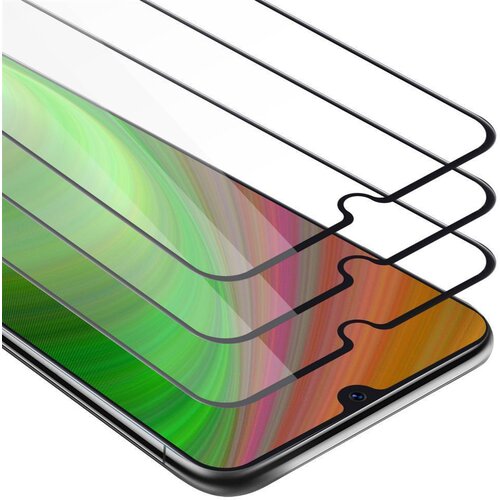 Cadorabo 3x Celozaslonska zaščitna folija, združljiva z Samsung Galaxy A40 - Zaščitna folija v transparentno s čarno - 3-pack Kaljeno steklo za zaščito zaslona s trdoto 9H in 3D dotikom, (20563063) Cene