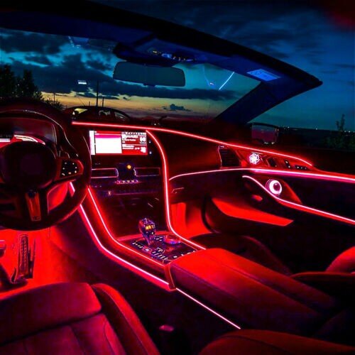  AMBIJENTALNA LED TRAKA 1m CRVENA Slike