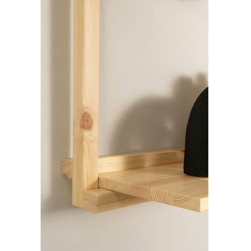 Karup Design Zidna polica od masivnog bora u prirodnoj boji 192x47,5 cm Groove &amp;ndash; Slike
