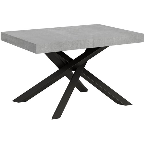 Itamoby &amp;nbsp; Volantis (90x140/244 cm) - siva, barva nog: antracit - raztegljiva jedilna miza, (20842498) Slike