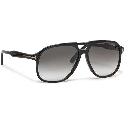 Tom Ford Sončna očala FT0753 Shiny Black /Gradient Smoke 01B