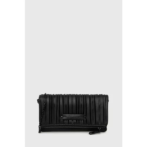 Karl Lagerfeld Večerna torbica črna barva