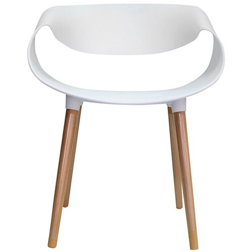  Trpezarijska stolica moderna Twist bela FA0034 Slike