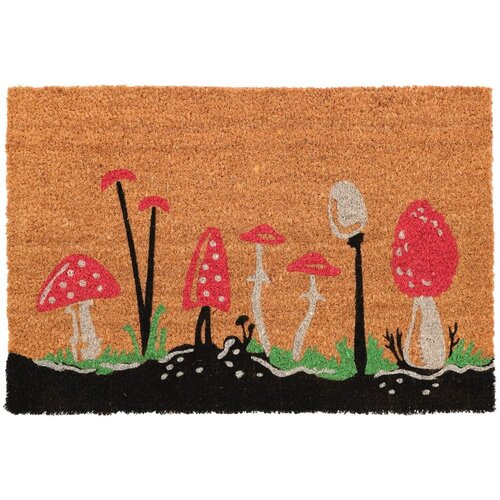 Esschert Design Otirač od kokosovih vlakana 40x60 cm Mushrooms &amp;ndash; Slike