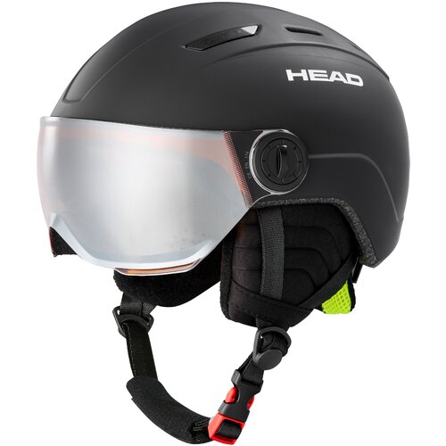 Head mojo visor dečija skijaška kaciga crna 328142 Slike