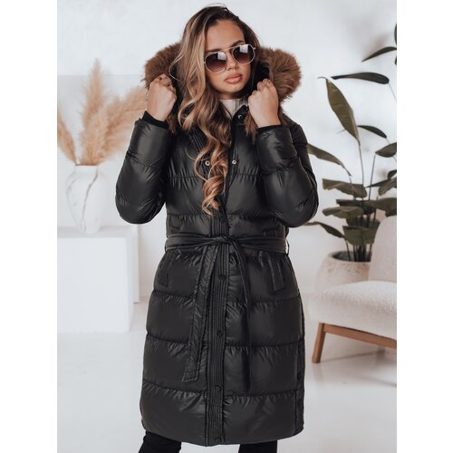 DStreet Kurtka zimowa damska pikowana z futerkiem STYLEBELLA biała TY4610 Slike