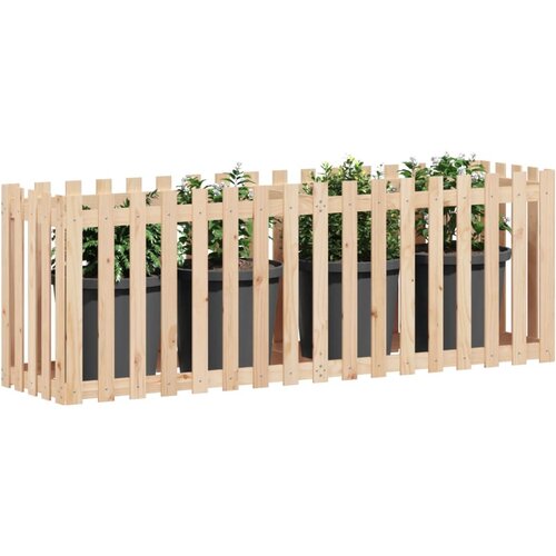  Povi&amp;scaron;ena vrtna gredica 200x50x70 cm od masivne borovine Slike
