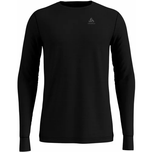 Odlo SUW TOP CREW NECK L/S NATURAL 100% MERINO Muška majica s dugim rukavima, crna, veličina