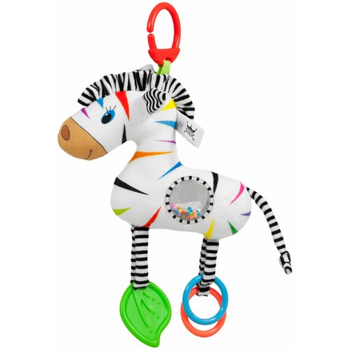 Amek Toys zebra sa zvečkom na kačenje Slike