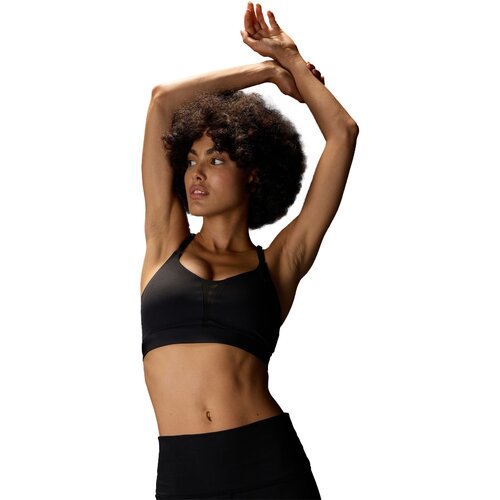 Champion light support sports bra black Cene