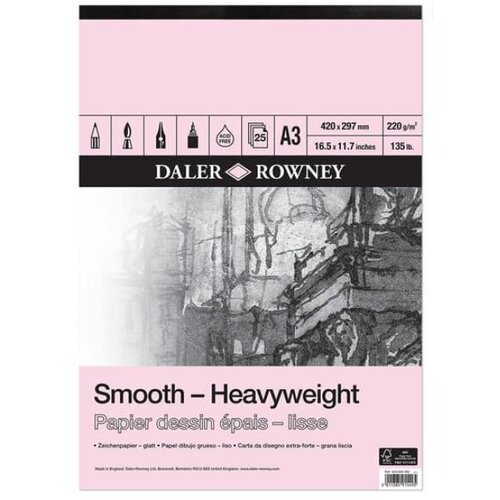 Daler Rowny Skicirka heavy wt cart. pad a3, (22005463) Slike